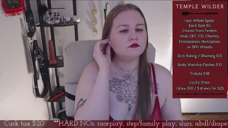 MistressMaisieWilder's Streamate show and profile